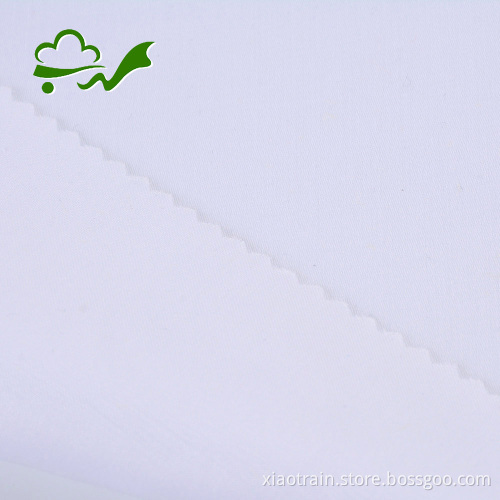 80S woven white poplin cotton satin fabric